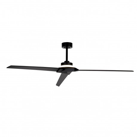 Ventilador de Techo Mantra Brisa Negro Aspas Negro/Madera Ø177cm IP44