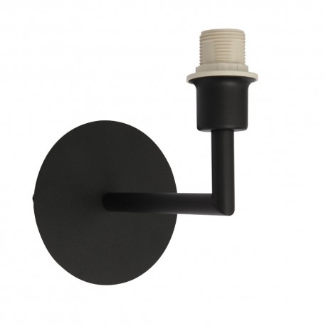 Aplique de Pared Zanco Negro 1xE14 Sin pantalla