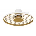 Ventilador de Techo Mantra Soho Blanco/Madera 45W LED CCT Ø65.7cm