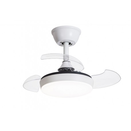 Ventilador de Techo LED Jueric Mini XS Blanco Motor DC