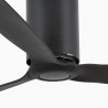 Ventilateur de plafond Faro Mini Tube Fan DC 128cm Noir/Noir Sans lumière