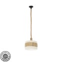 Suspension NICARAGUA Corde/Roseau Ø 30cm