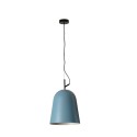Lampe à Suspension Faro Modèle STUDIO 290 Noir Écran Bleu