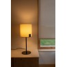 Lampe de Table Faro NILA TABLE Noir Écran Blanc Cassé