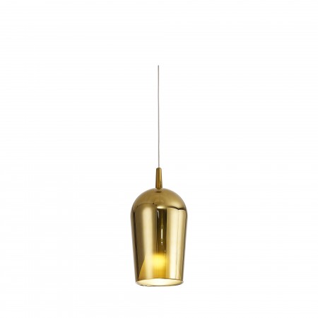 Lámpara Colgante Mantra ELSA CHAMP Oro Cristal Oro