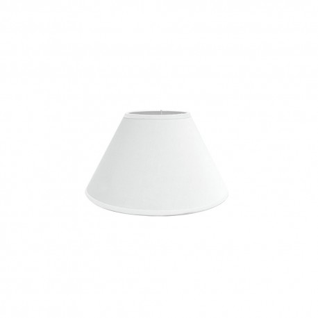 Fabrilamp CLARA E27 Abat-jour Conique Fermé Blanc 25Dx11Dx16H
