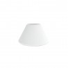 Fabrilamp CLARA E27 Abat-jour Conique Fermé Blanc 25Dx11Dx16H