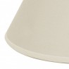 Fabrilamp CLARA E27 Abat-jour Conique Fermé Beis 45Dx23Dx29H