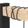 Applique Vintage EGLO Townshend 5 Noir