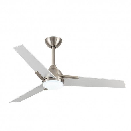 Ventilateur de Plafond Fabrilamp Argestes Nickel/Blanc Ø132cm