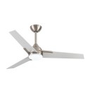 Ventilateur de Plafond Fabrilamp Argestes Nickel/Blanc Ø132cm