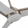 Ventilateur de Plafond Fabrilamp Argestes Nickel/Blanc Ø132cm