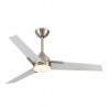 Ventilateur de Plafond Fabrilamp Argestes Nickel/Blanc Ø132cm