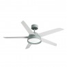 Ventilador de Techo Fabrilamp Lebeche Verde Palas Blanco/Haya Ø132cm