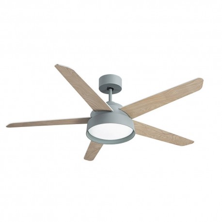 Ventilador de Techo Fabrilamp Lebeche Verde Palas Blanco/Haya Ø132cm