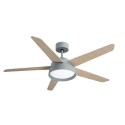 Ventilador de Techo Fabrilamp Lebeche Verde Palas Blanco/Haya Ø132cm