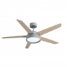 Ventilador de Techo Fabrilamp Lebeche Verde Palas Blanco/Haya Ø132cm