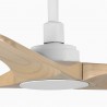 Ventilador de Techo Faro Heywood Tuya Smart Ø90cm Blanco/Haya Sin Luz
