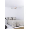Ventilador de Techo Faro Heywood Tuya Smart Ø90cm Blanco/Haya Sin Luz
