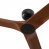Ventilador de Techo Faro Heywood Tuya Smart Ø90cm Negro/Madera Sin Luz