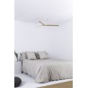 Ventilador de Techo Faro Heywood Tuya Smart Ø132cm Blanco/Haya Sin Luz