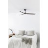 Ventilateur de Plafond Faro Heywood Tuya Ø132cm Noir/Bois Sans Lumière