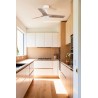 Ventilador de Techo Faro Heywood Tuya Smart Ø90cm Blanco/Haya 10W CCT