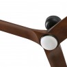 Ventilador de Techo Faro Heywood Tuya Smart Ø90cm Negro/Madera 10W CCT