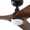 Ventilador de Techo Faro Heywood Tuya Ø132cm Negro/Madera 10W CCT