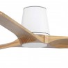 Ventilador de Techo Faro Heywood Tub Tuya 132cm Blanco/Haya Sin Luz