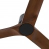 Ventilador de Techo Faro Heywood Tub 132cm Negro/Madera Sin Luz