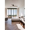 Ventilador de Techo Faro Heywood Tub 132cm Negro/Madera Sin Luz