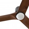 Ventilador de Techo Faro Heywood Tub 132cm Negro/Madera 10W CCT