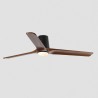 Ventilador de Techo Faro Heywood Tub 132cm Negro/Madera 10W CCT