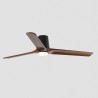 Ventilador de Techo Faro Heywood Tub 132cm Negro/Madera 10W CCT