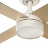 Ventilador de Techo Faro Rudder L4 Ø132cm Blanco Palas Blanco/Madera