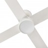 Ventilador de Techo Faro Rudder L4 Ø132cm Blanco Palas Blanco/Madera