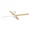 Ventilador de Techo Faro Rudder L4 Ø132cm Blanco Palas Blanco/Madera
