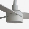 Ventilador de Techo Faro Rudder L3 Tuya Ø132cm Blanco/Madera Con Luz