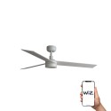 Ventilador de Techo Faro Rudder L3 WiZ Ø132cm Blanco/Madera Con Luz