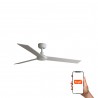 Ventilador de Techo Faro Rudder L3 Tuya Ø132cm Blanco/Madera Sin Luz