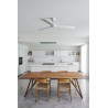 Ventilador de Techo Faro Rudder L3 WiZ Ø132cm Blanco/Madera Sin Luz