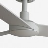 Ventilador de Techo Faro Rudder L3 WiZ Ø132cm Blanco/Madera Sin Luz