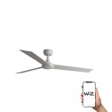 Ventilador de Techo Faro Rudder L3 WiZ Ø132cm Blanco/Madera Sin Luz
