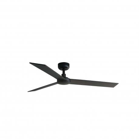 Ventilador de Techo Faro Rudder L3 Ø132cm Negro/Nogal Sin Luz