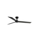Ventilador de Techo Faro Rudder L3 Ø132cm Negro/Nogal Sin Luz