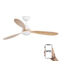 Ventilador de Techo Faro Poros WiZ Smart Blanco 3 Palas 132cm