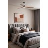 Ventilador de Techo Faro Poros WiZ Smart Negro 3 Palas 132cm