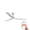 Ventilateur de Plafond Extérieur Faro Marine Tuya Ø125cm Blanc IP44 Sans Lumière