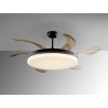 Ventilador de Techo Retráctil Schuller Vento Maxi Negro Dimable